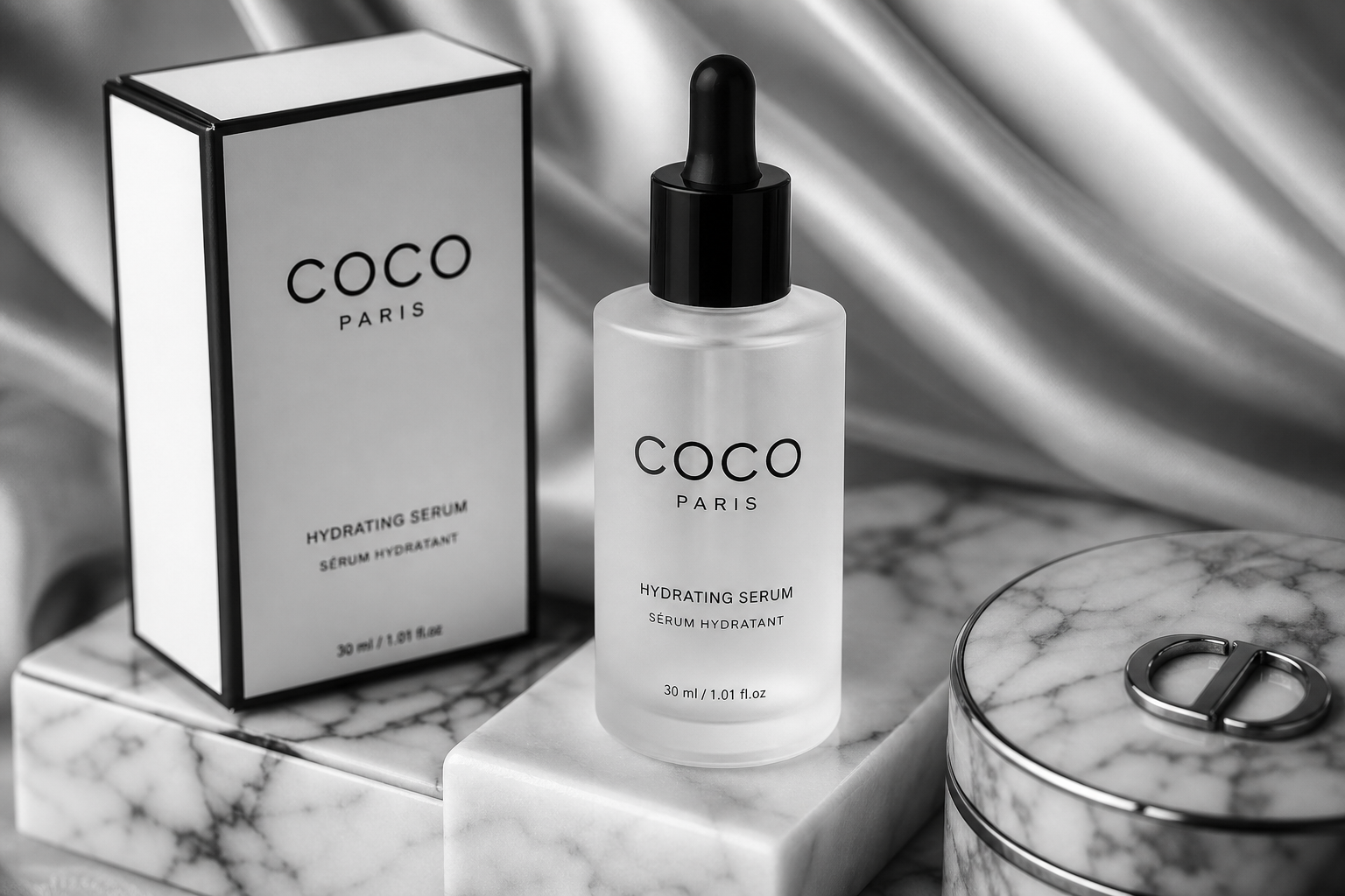 COCO Serum Krem — butelka z pipetą
